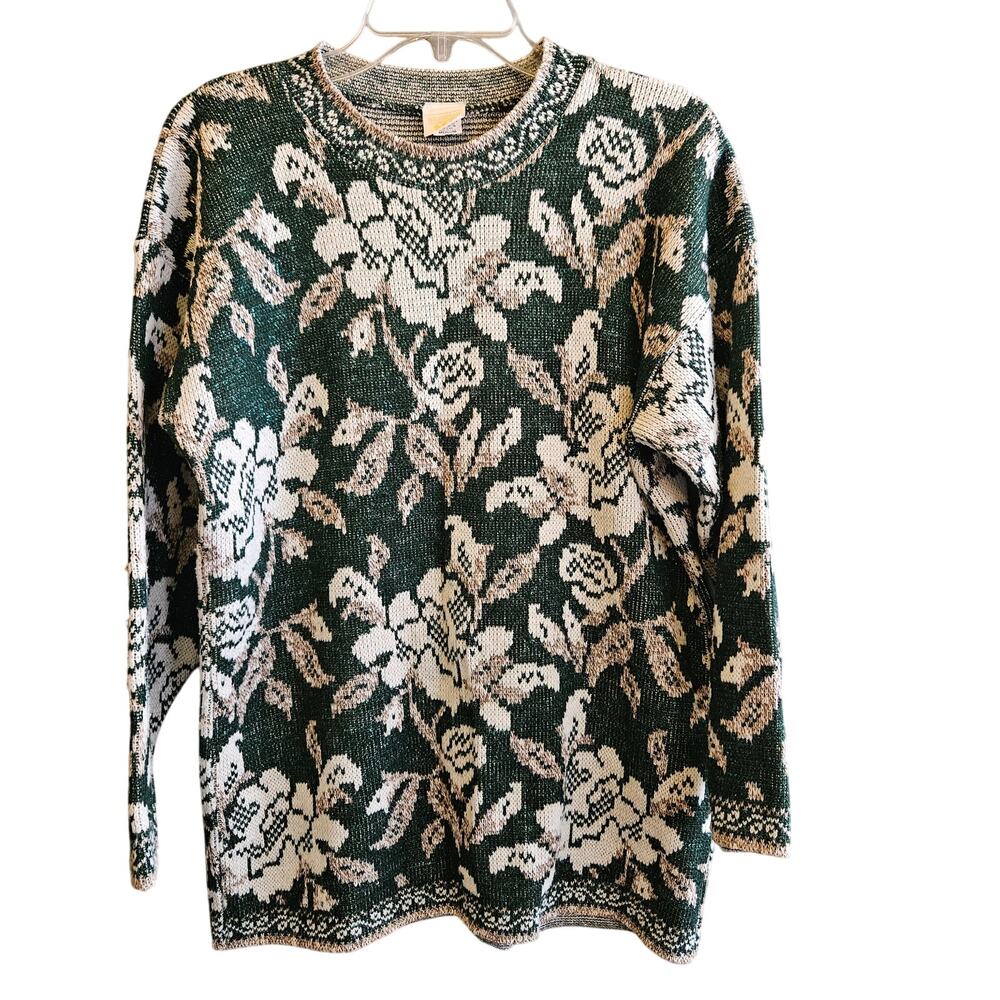 Vintage ladies holiday sweater by Holiday Time - size medium